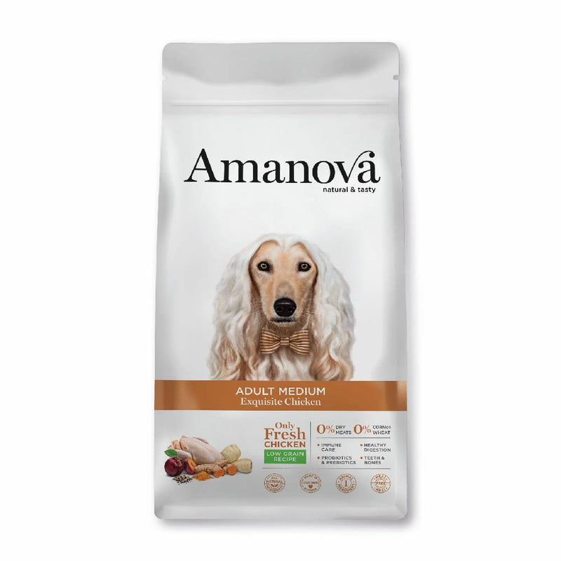 Amanova Dog Adult Medium Chicken 12kg