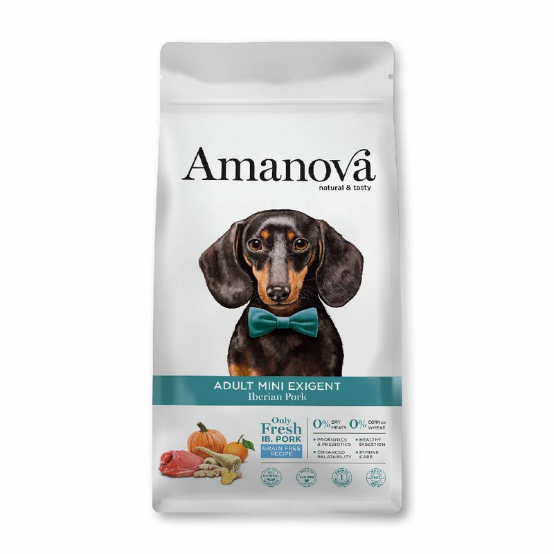 Amanova Dog Adult Mini Exigent Grain-Free Iberian Pork 7kg