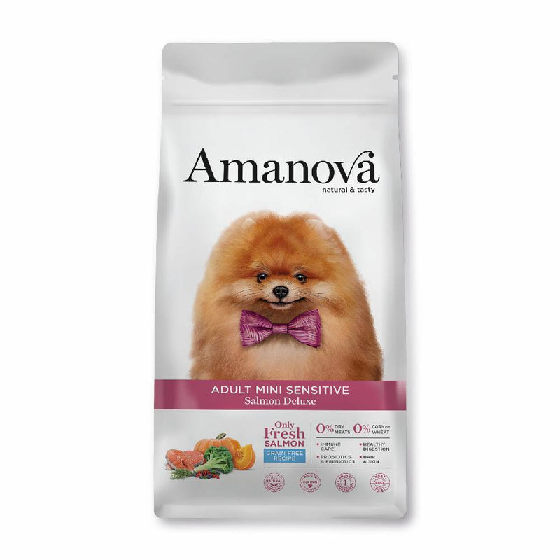 Amanova Dog Adult Mini Sensitive Grain-Free Salmon 7kg