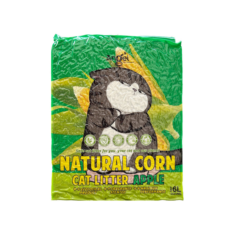 Angel Natural Corn Cat Litter Apple 6L