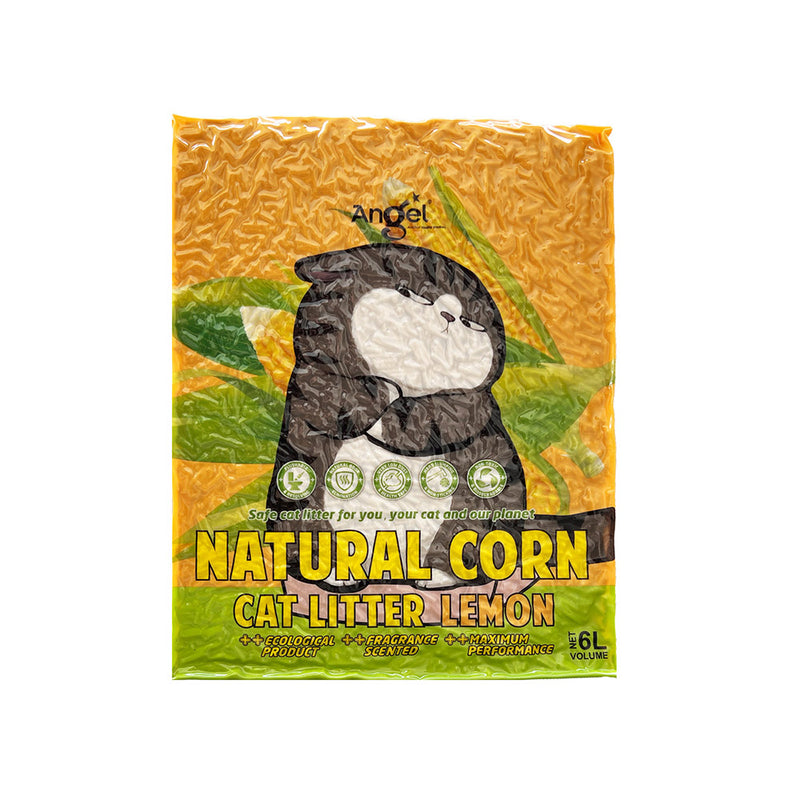 Angel Natural Corn Cat Litter Lemon 6L