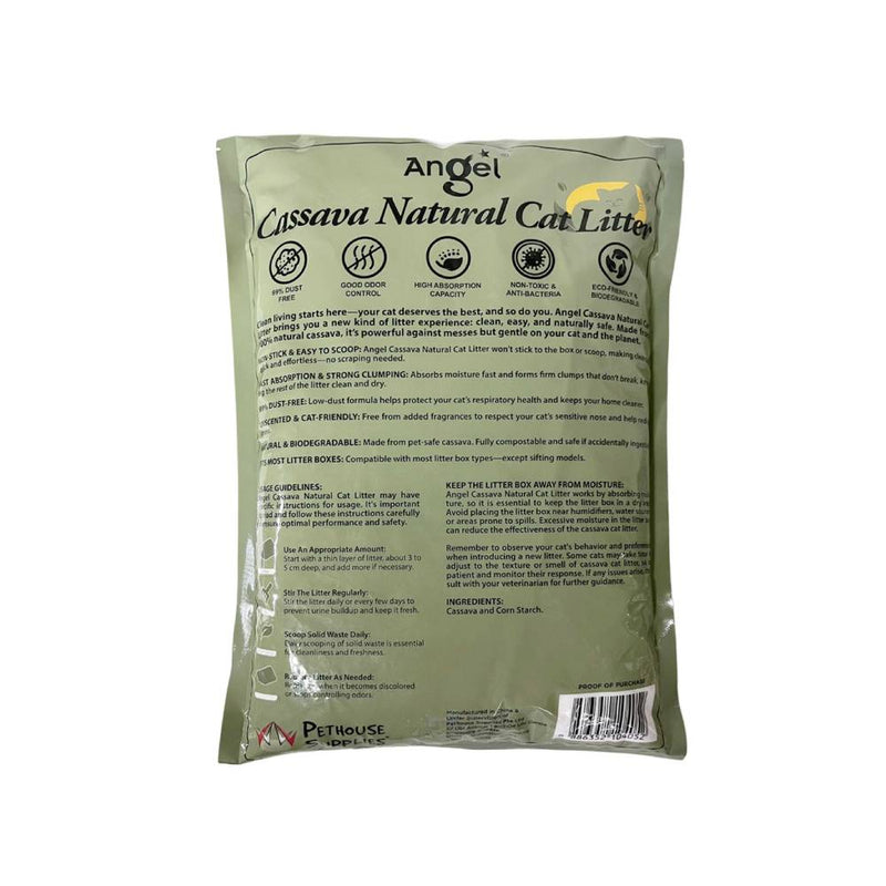Angel Cassava Natural Cat Litter 6L