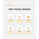 BNDC Pet Stroller 106 - Grey