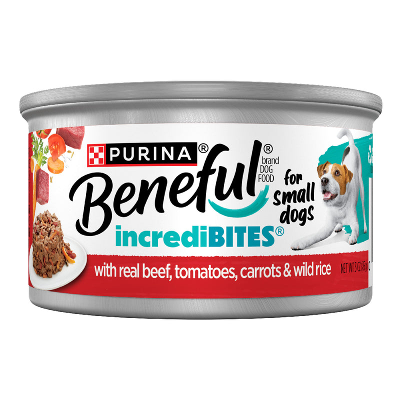 Beneful IncrediBites for Small Dogs Beef with Gravy 85g x 3