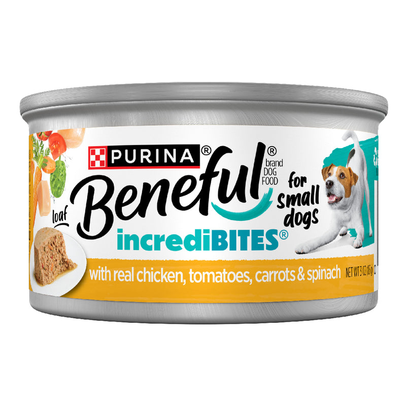 Beneful IncrediBites for Small Dogs Chicken Pate 85g x 3