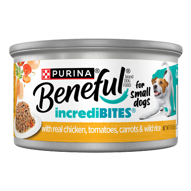 Beneful IncrediBites for Small Dogs Chicken with Gravy 85g x 3