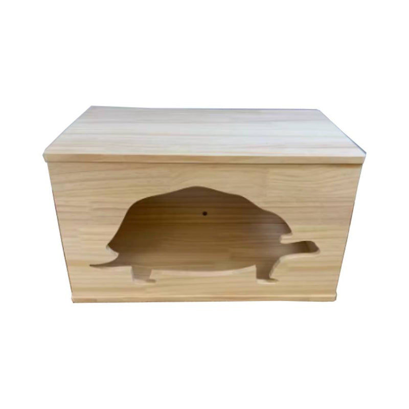 CatMC Solid Wood Pet House - Tortoise L (L60cm x B35cm x H35cm)