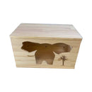 Solid Wood Pet House - Tropical L (L60cm x B35cm x H35cm)