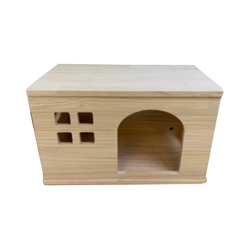 CatMC Solid Wood Pet House - Warm Home L (L60cm x B35cm x H35cm)