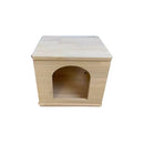 Solid Wood Pet House - Warm Home S (L35cm x B30cm x H30cm)