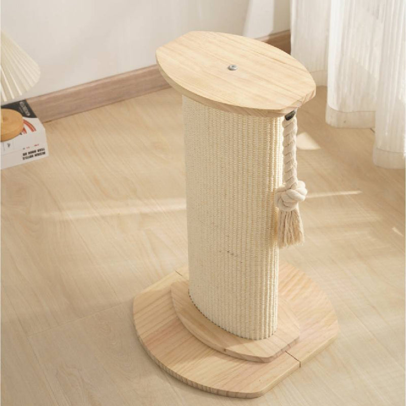 Cat Wood Scratching Pillar (36*38*84cm)