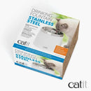 Catit Stainless Steel Top Fountain White 2L