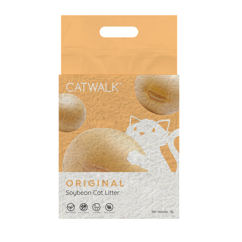 Catwalk Cat Litter Soybean Original 6L