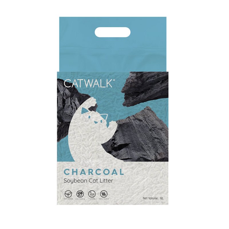 Catwalk Cat Litter Soybean Charcoal 6L