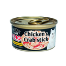Ciao Cat Chicken Fillet and Crab Stick in Jelly 75g (C13)