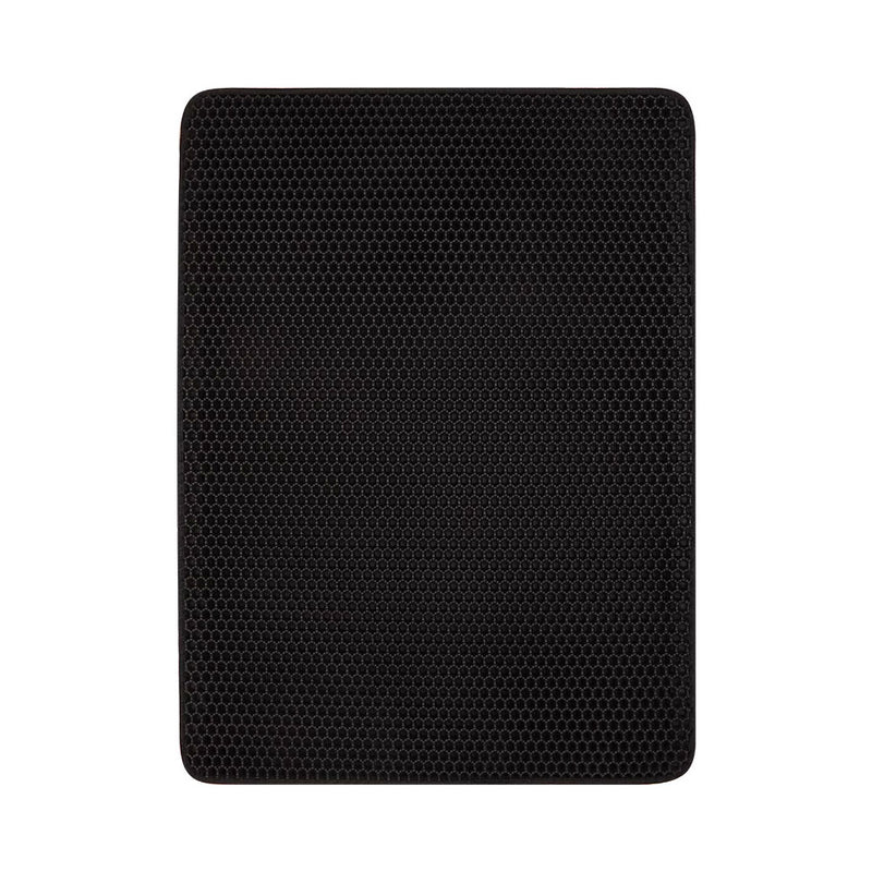 DDX Cat Two-Layer Litter Mat Black - L75cm x B55cm