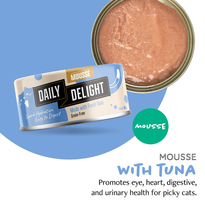 Daily Delight Cat Mousse with Tuna 80g (DD61)