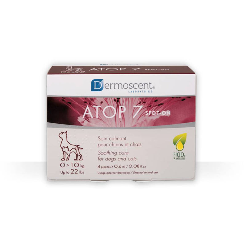 Dermoscent Atop7 Spot-On for Dogs and Cats 0-10kg 4pipettes x 0.6ml