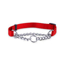 Dexpex Nylon & Chain Training Collar 20mm x 40-60cm