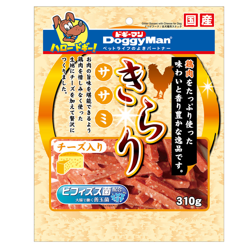 DoggyMan Glitter Sasami with Cheese 310g