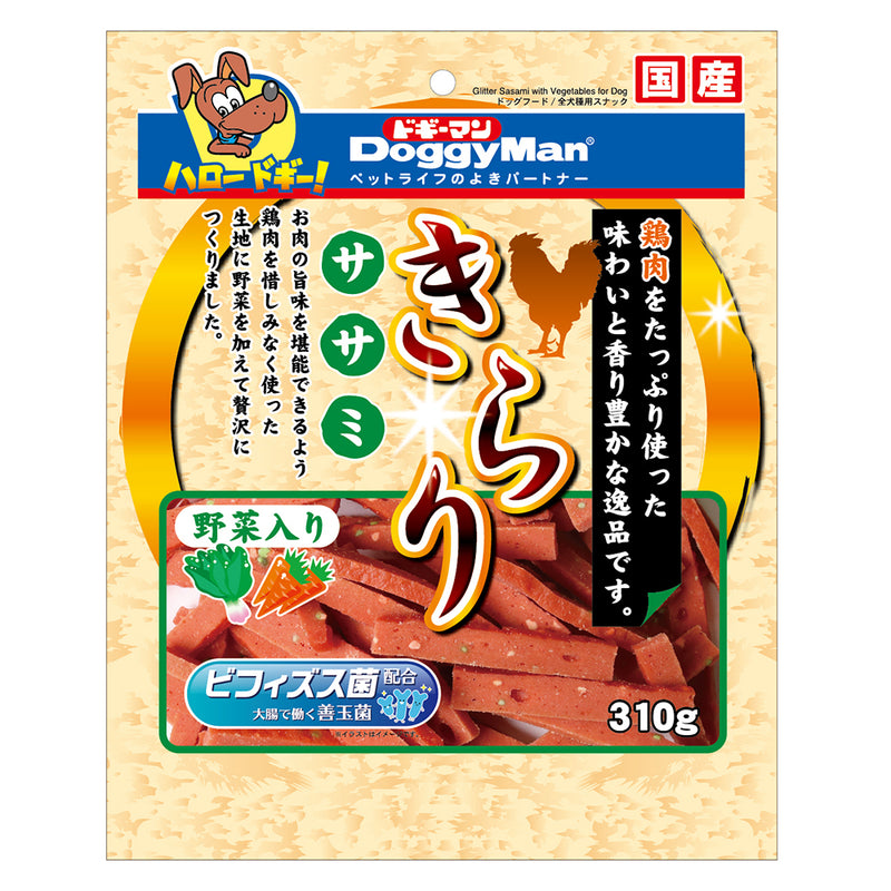 DoggyMan Glitter Sasami with Vegetable 310g