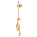 Duvo Climbing Rope in Sisal and Wooden BBQ Block