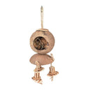 Duvo Laroy Coconut Jungle House With Wooded Block 34cm x 12cm x 12cm