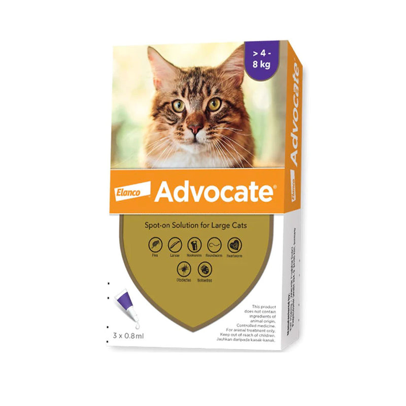 Elanco (Bayer) Advocate for Cats 4-8kg 3pcs