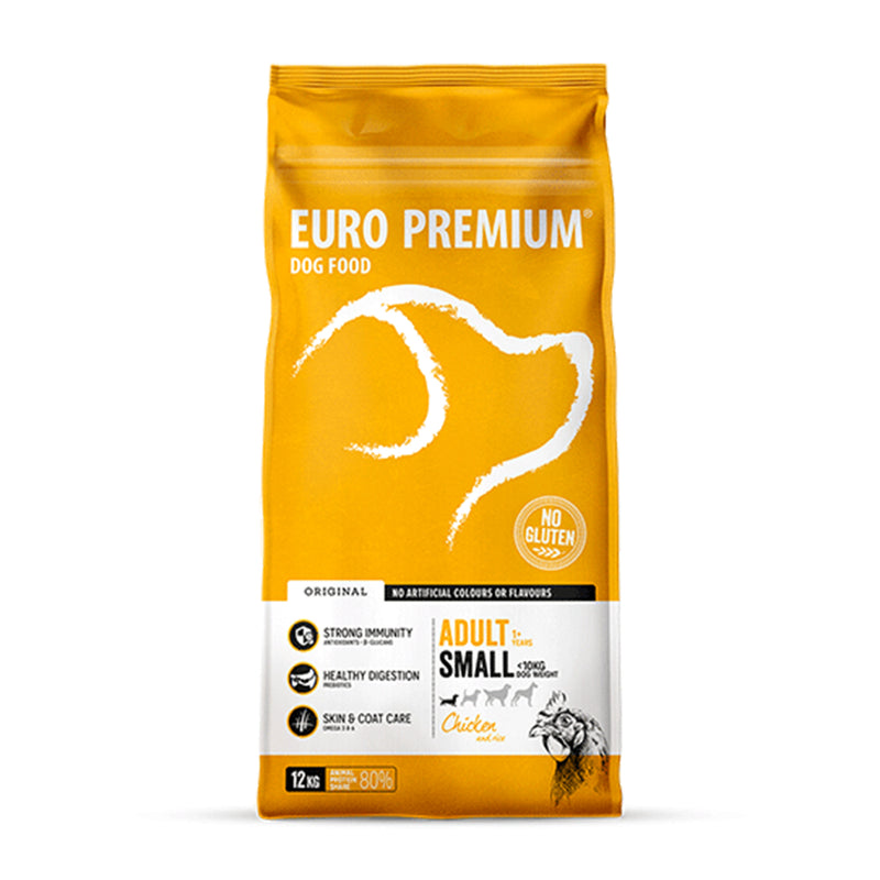 Euro Premium Dog Adult Small Chicken & Rice 3kg