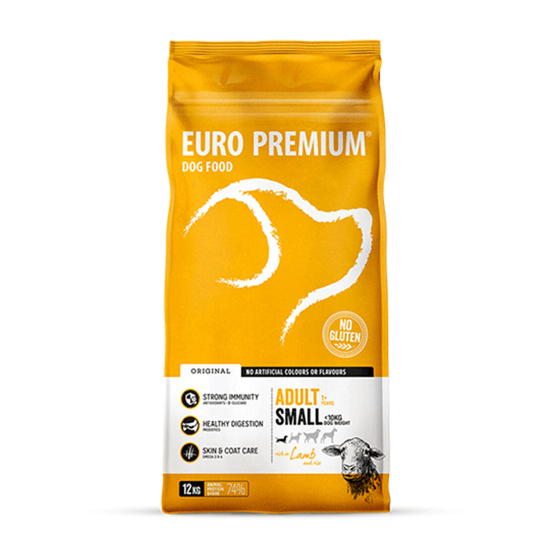 Euro Premium Dog Adult Small Lamb & Rice 3kg
