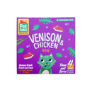 *FROZEN* PetCubes Cat Raw Venison & Chicken 1.28kg (4 x 320g)