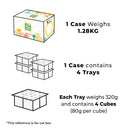 *FROZEN* PetCubes Cat Raw Venison & Chicken 1.28kg (4 x 320g)