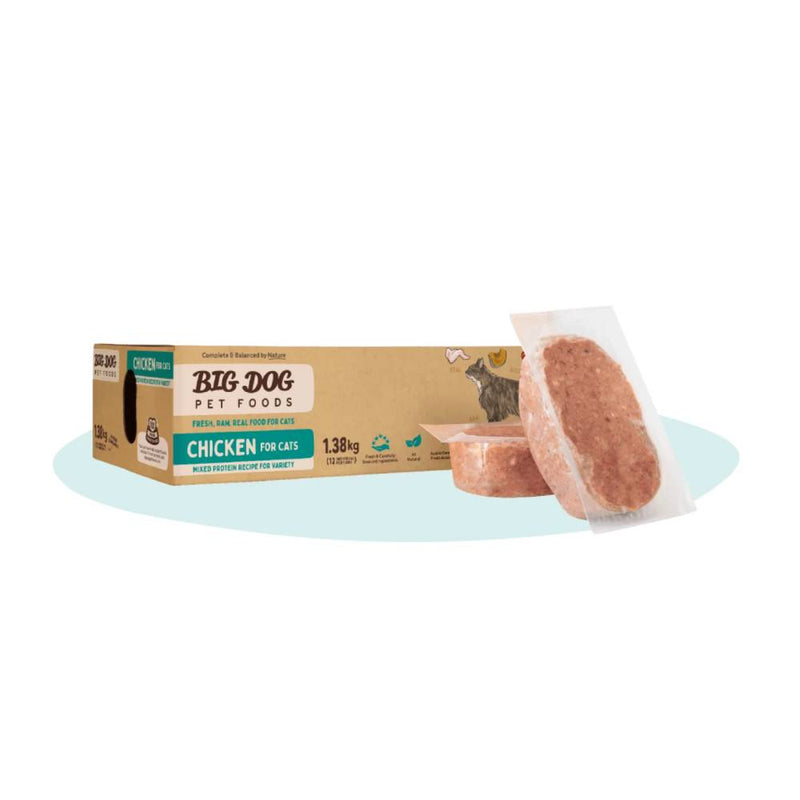 *FROZEN* Big Dog Feline Barf Chicken 1.38kg