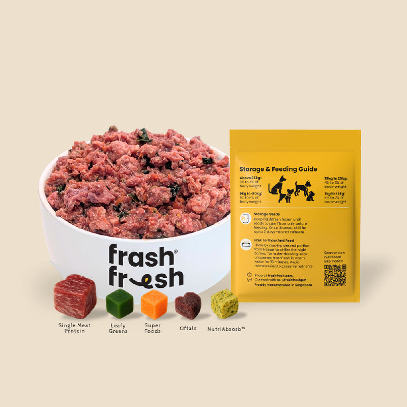*FROZEN* Frashfresh Raw Dog Food Low-Allergen Lamb 150g