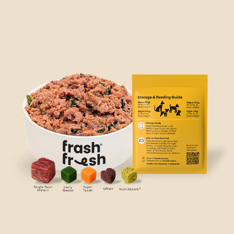 *FROZEN* Frashfresh Raw Dog Food Low-Allergen Pork 150g