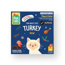 *FROZEN* PetCubes Cat Raw Festive Turkey 1.28kg (4 x 320g)