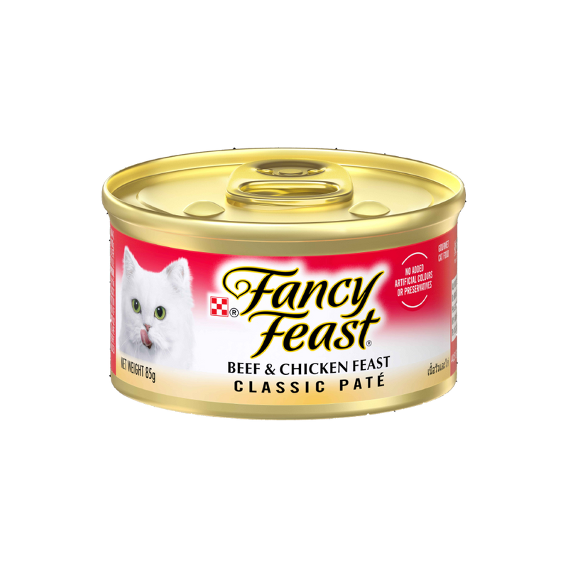 Fancy Feast Classic Pate Beef & Chicken Feast 85g