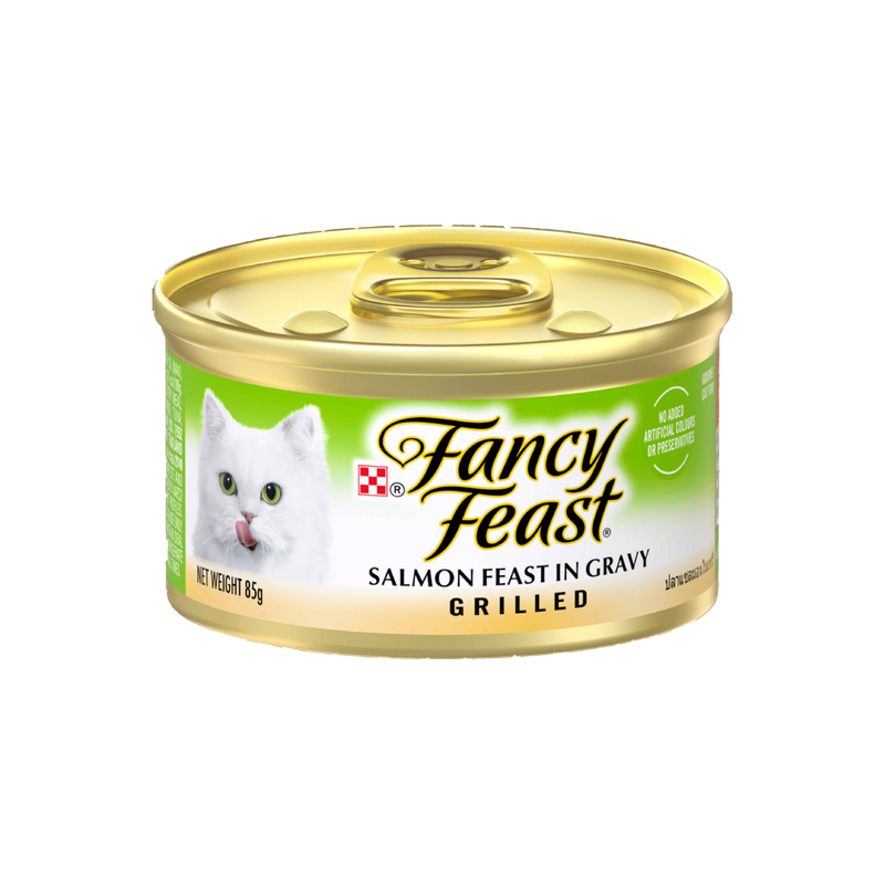 Fancy Feast Grilled Salmon Feast in Gravy 85g