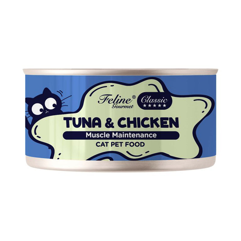 Feline Gourmet Cat Tuna & Chicken 80g