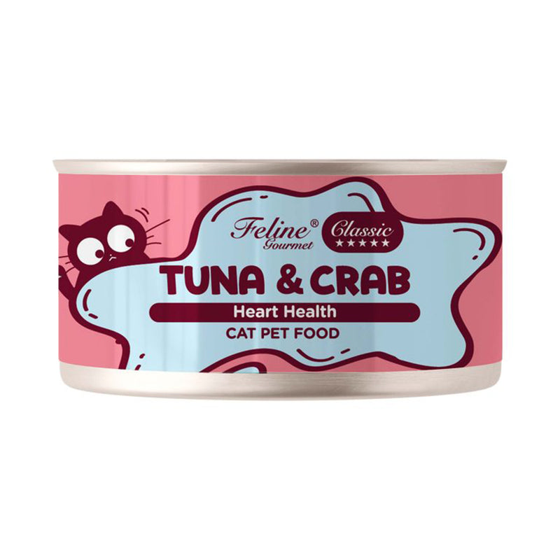 Feline Gourmet Cat Tuna & Crab 80g