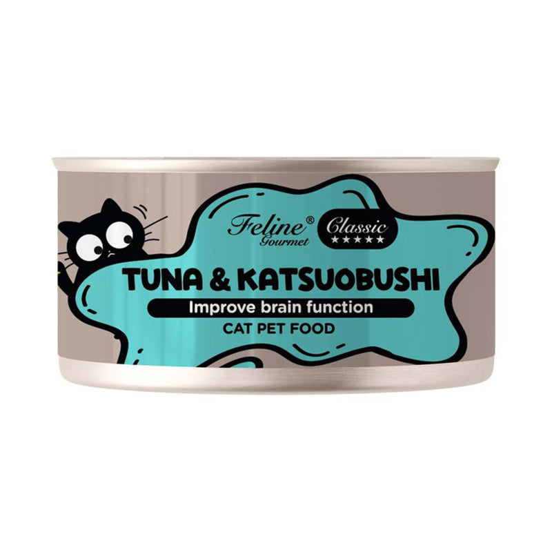 Feline Gourmet Cat Tuna & Katsuobushi 80g