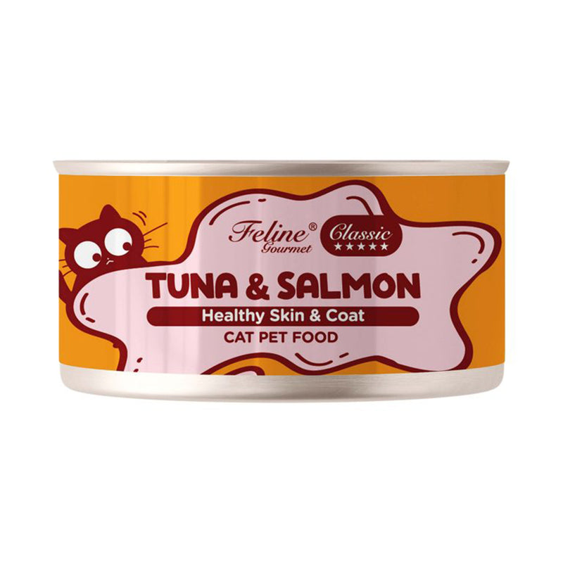 Feline Gourmet Cat Tuna & Salmon 80g