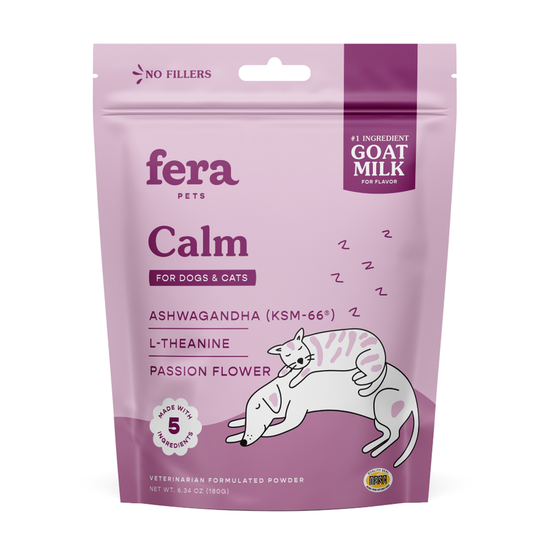 Fera Pet Organics Dogs & Cats Calm Formulated Goat Milk Powder 6.34oz