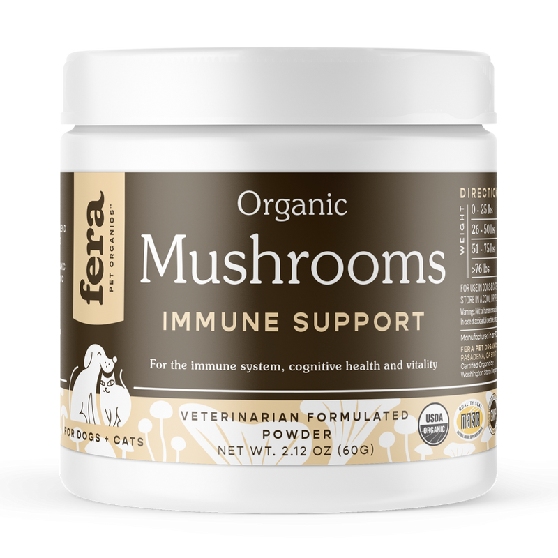 Fera Pet Organics Dogs & Cats Mushrooms Immune Support 2.12oz