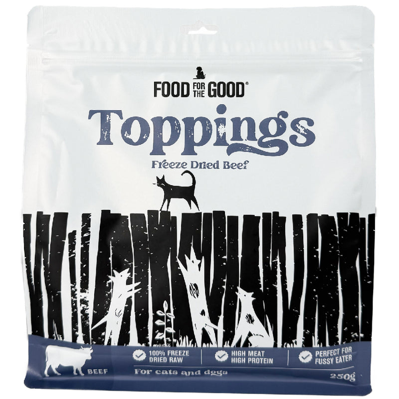 Food For The Good Freeze Dried Beef Toppings 250g