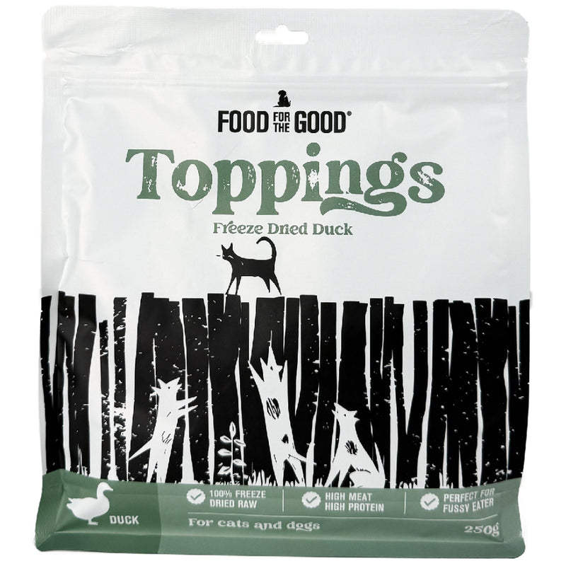 Food For The Good Freeze Dried Duck Toppings 250g