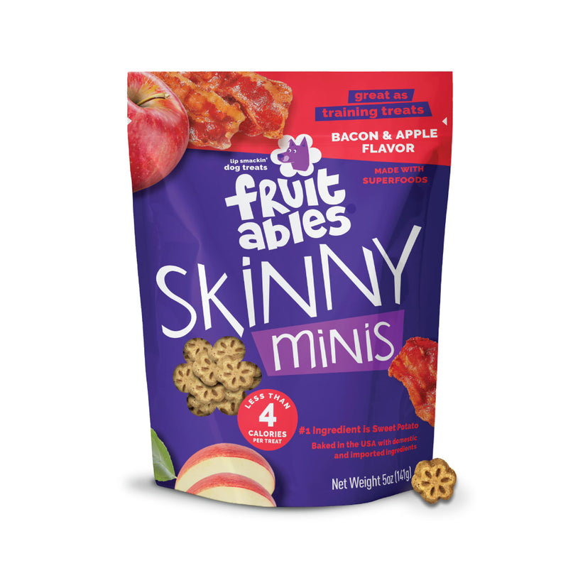Fruitables Dog Skinny Minis Apple Bacon 5oz