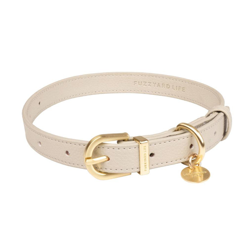 FuzzYard Dog Collar Life Atelier Sandstone M 33–55cm