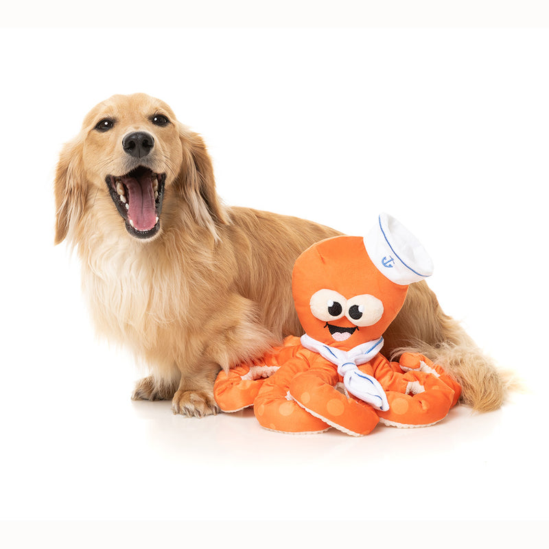 FuzzYard Dog Toy Octo-Posse - Sailor Squiggles