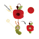 GiGwi Cat Toy Rookie Hunter Caterpillar with Apple